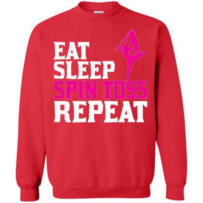 Eat Sleep Spin Toss Repeat Color Guard T-shirt Red