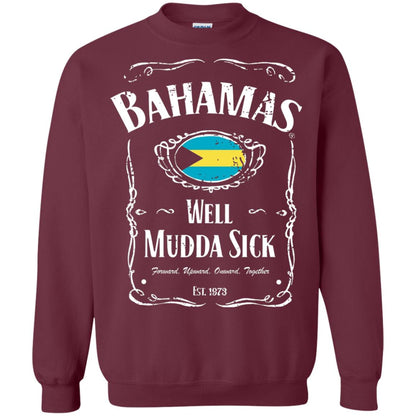 Vintage Bahamas Vacation T-shirt Well Mudda Sick Souvenir Maroon