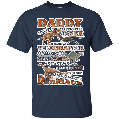 Daddy You Are My Favorite Dinosaur Shirt For Kids Navy