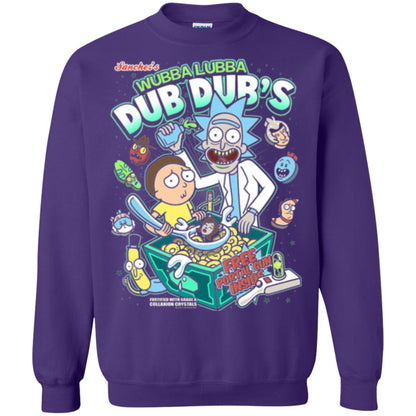 Movie T-shirt Wubba Luba Dub Dub_s Cereal Purple