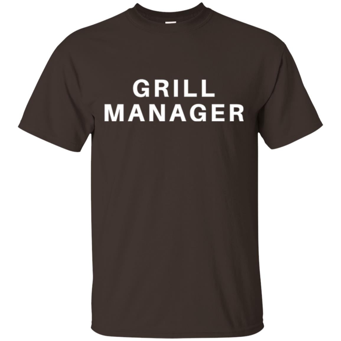 Cooking T-shirt Grill Manager Dark Chocolate