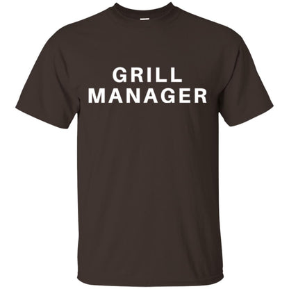 Cooking T-shirt Grill Manager Dark Chocolate