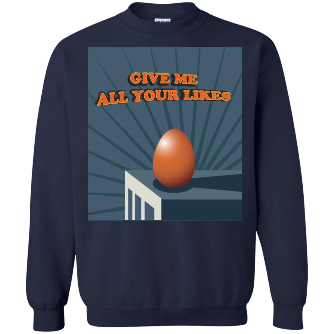 Give Me All Your Likes Egg Shirt Navy