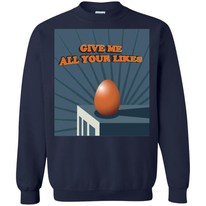 Give Me All Your Likes Egg Shirt Navy