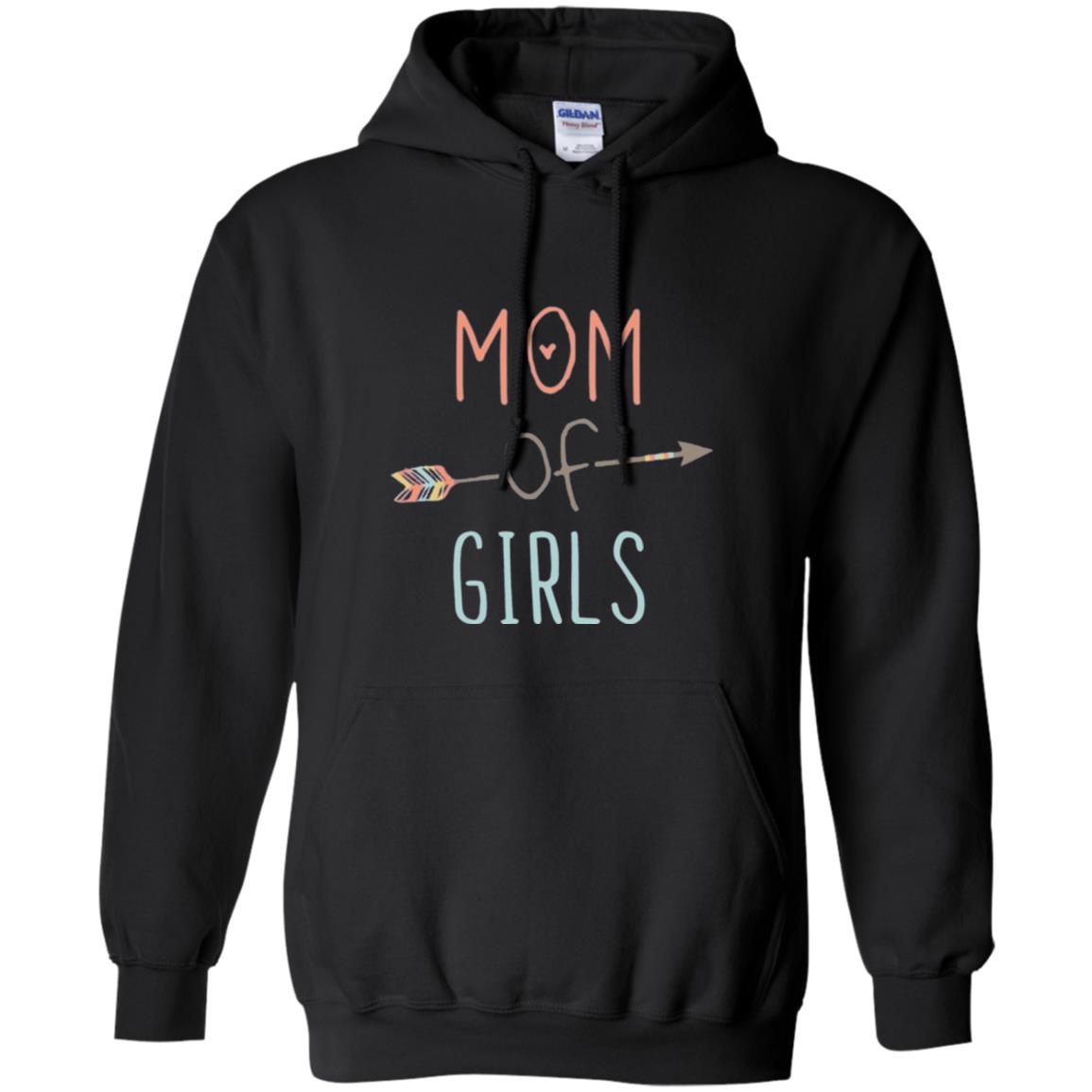 Mommy T-shirt Mom Of Girls Black
