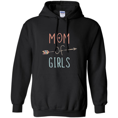 Mommy T-shirt Mom Of Girls Black