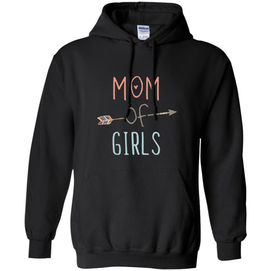 Mommy T-shirt Mom Of Girls Black