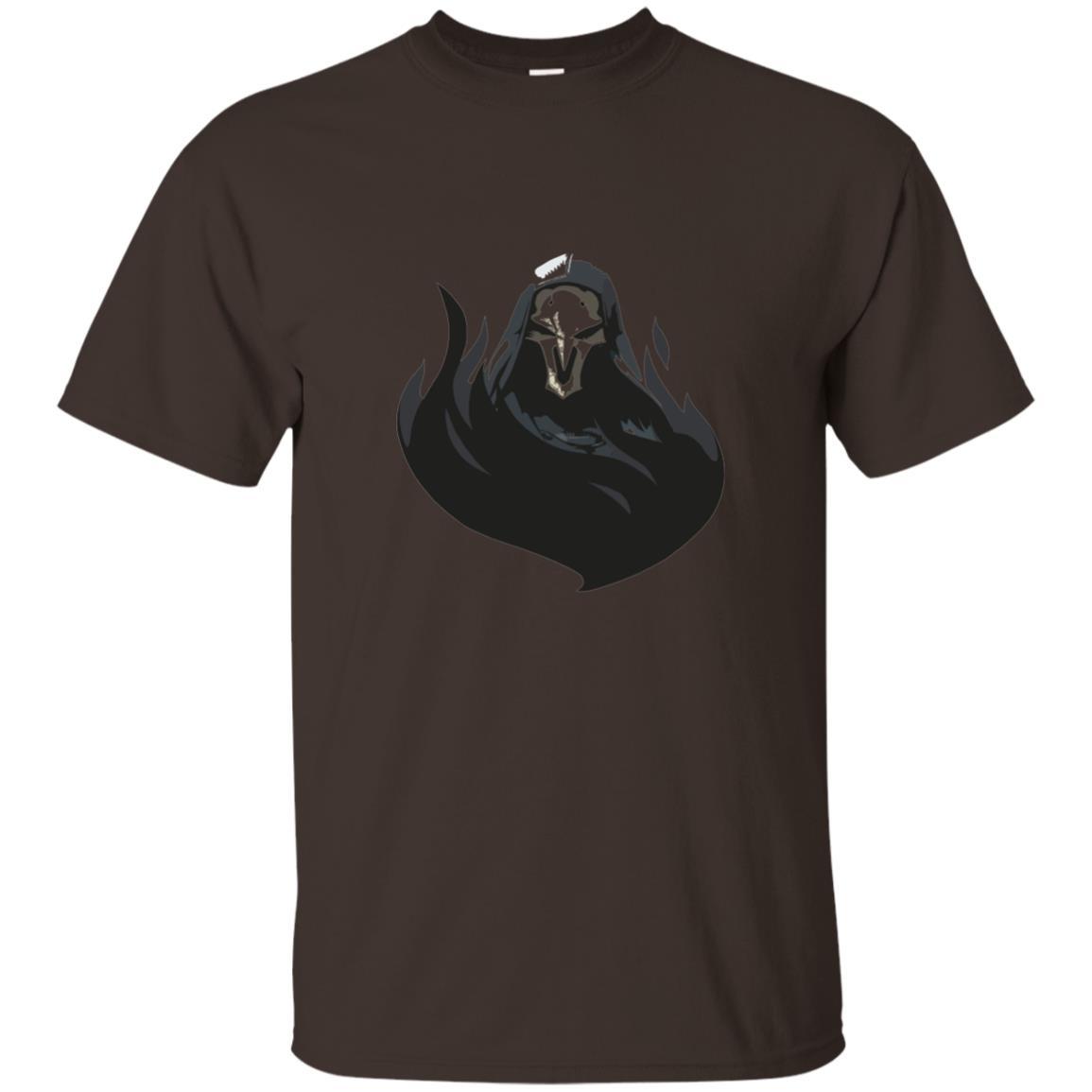 Overwatch Reaper Blossom Spray T-Shirt Dark Chocolate