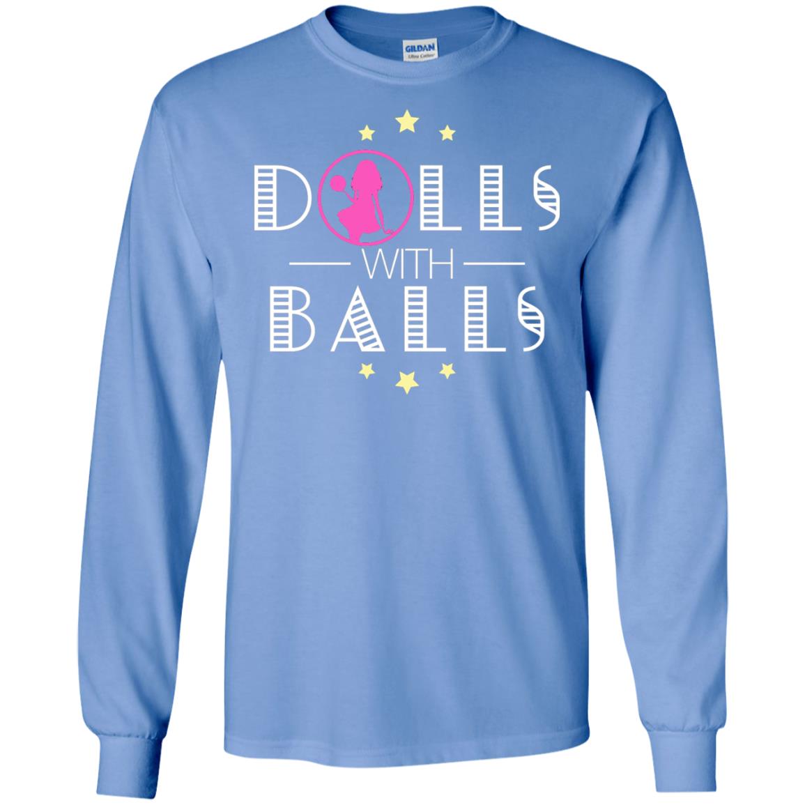 Bowling Lover T-shirt Dolls With Balls T-shirt Carolina Blue