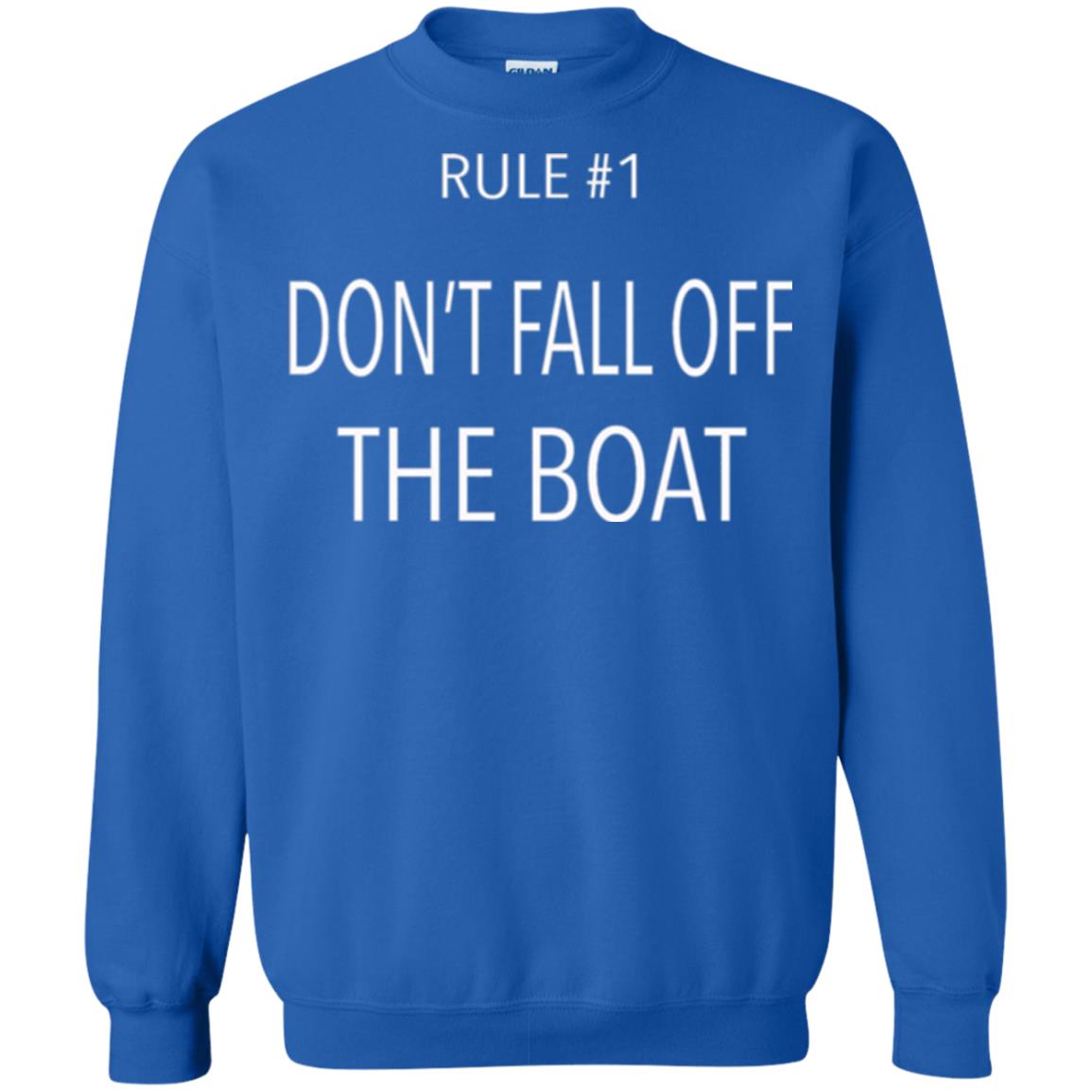 Cruise T-shirt Rule 1 Don_t Fall Off The Boat Royal