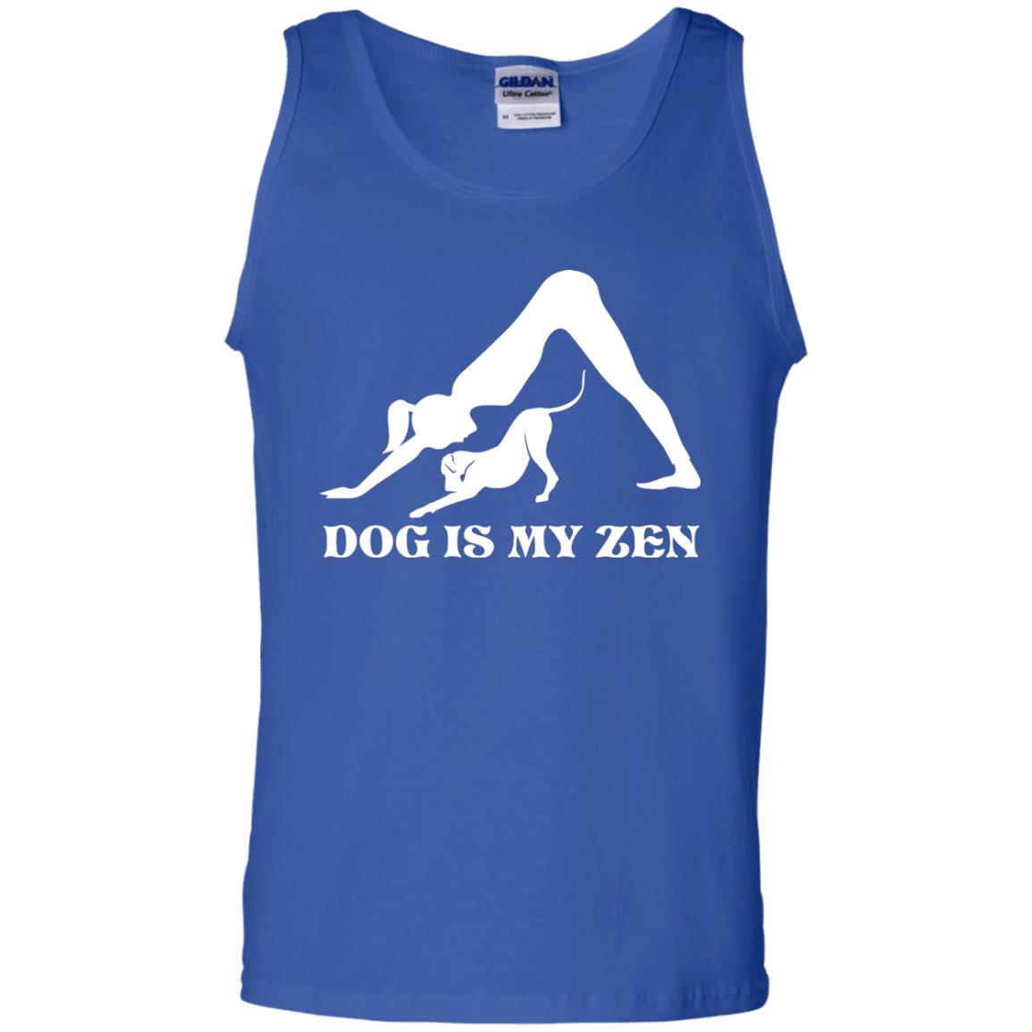 Yoga Dog T-shirt Dog Is My Zen Royal