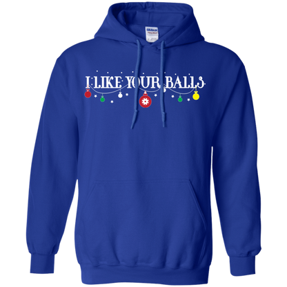 Christmas T-shirt I Like Your Balls Royal
