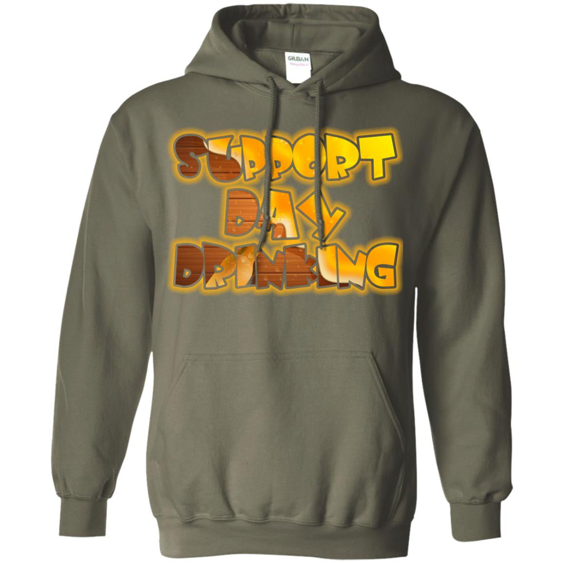 Saint Patrick's Day T-shirt Support Day Drinking Military Green