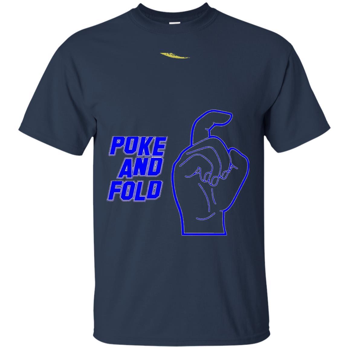 Poke And Fold T-Shirt Navy
