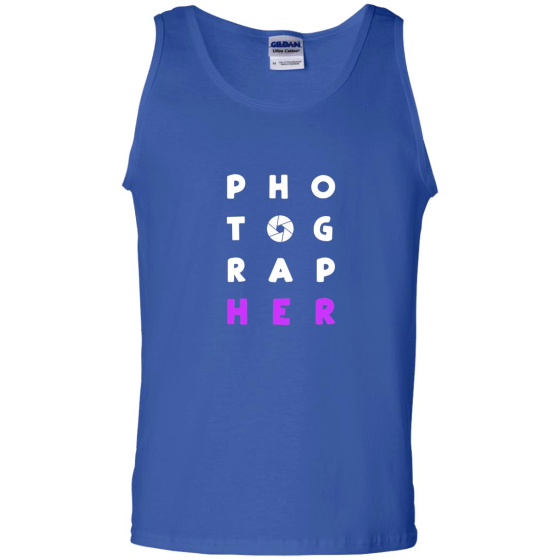 Photographer T-shirt With Purple Text Pho Tog Rap Her Royal
