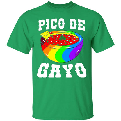 Pico De Gayo Rainbow Lgbt T-shirt Irish Green
