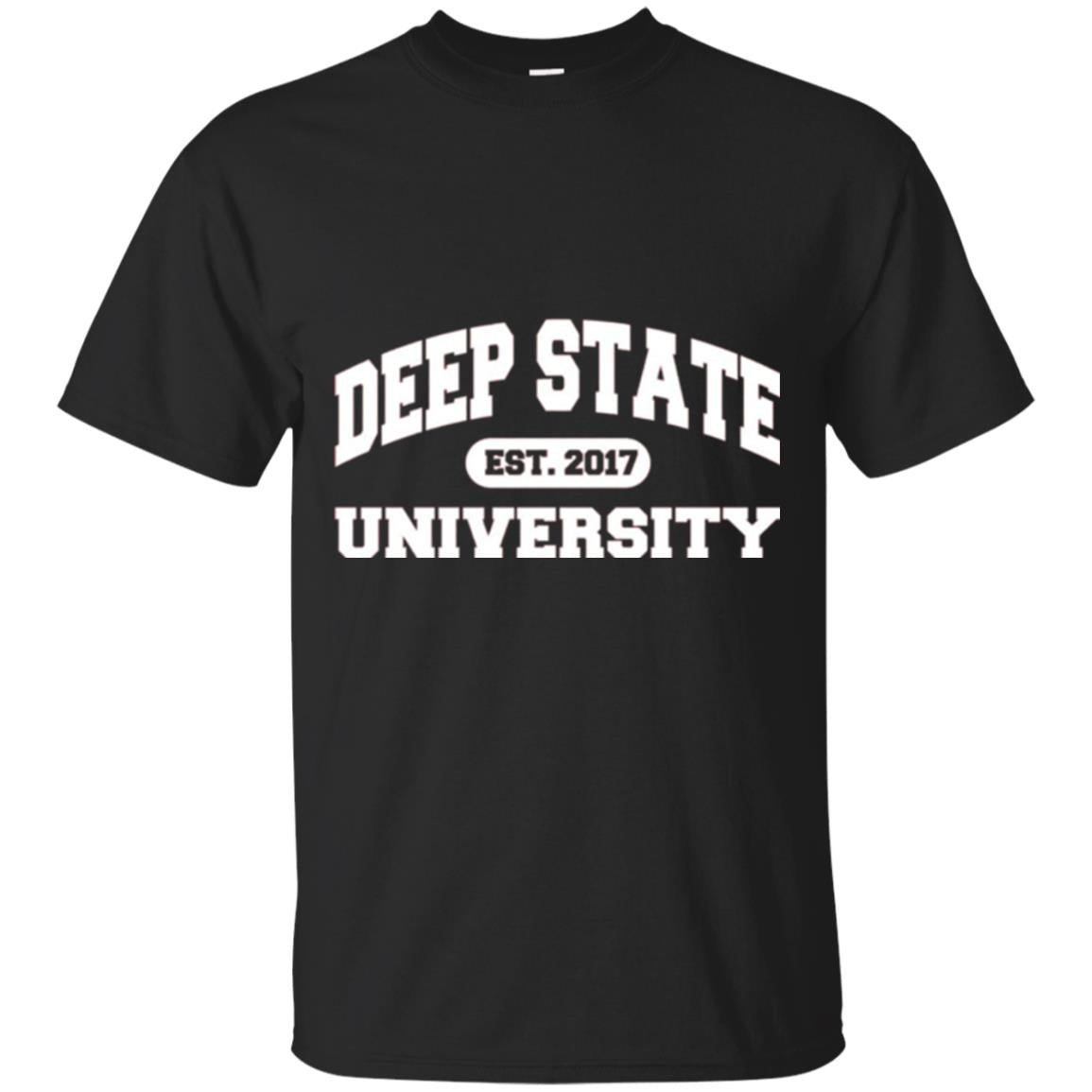 Deep State University T-shirt Black