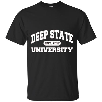 Deep State University T-shirt Black