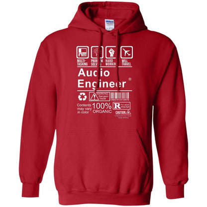 Audio Engineer Shirt Multi Tasking Problem Solving Red
