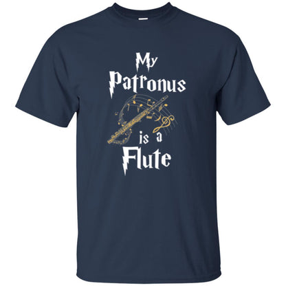 Musician T-shirt My Patronus Is A Flute Navy