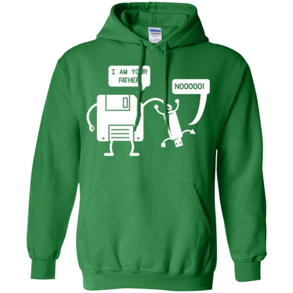 Usb Floppy Disk T-shirt I Am Your Father Irish Green