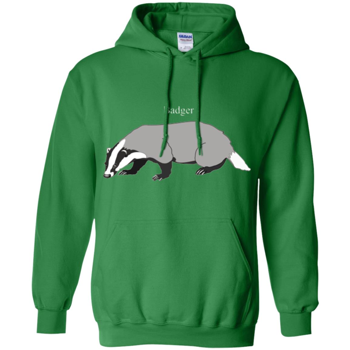 Fierce Badger T-shirt Irish Green