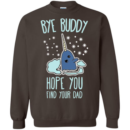 Family T-shirt Bye Buddy Hope You Find Your Dad Dark Chocolate