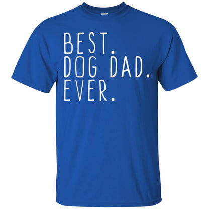 Best Dog Dad Ever T-shirt Royal