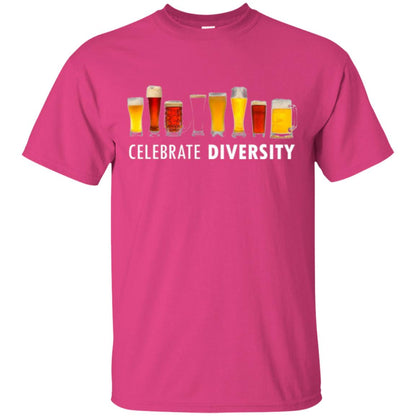 Beer Lovers T-shirt Celebrate Diversity Heliconia