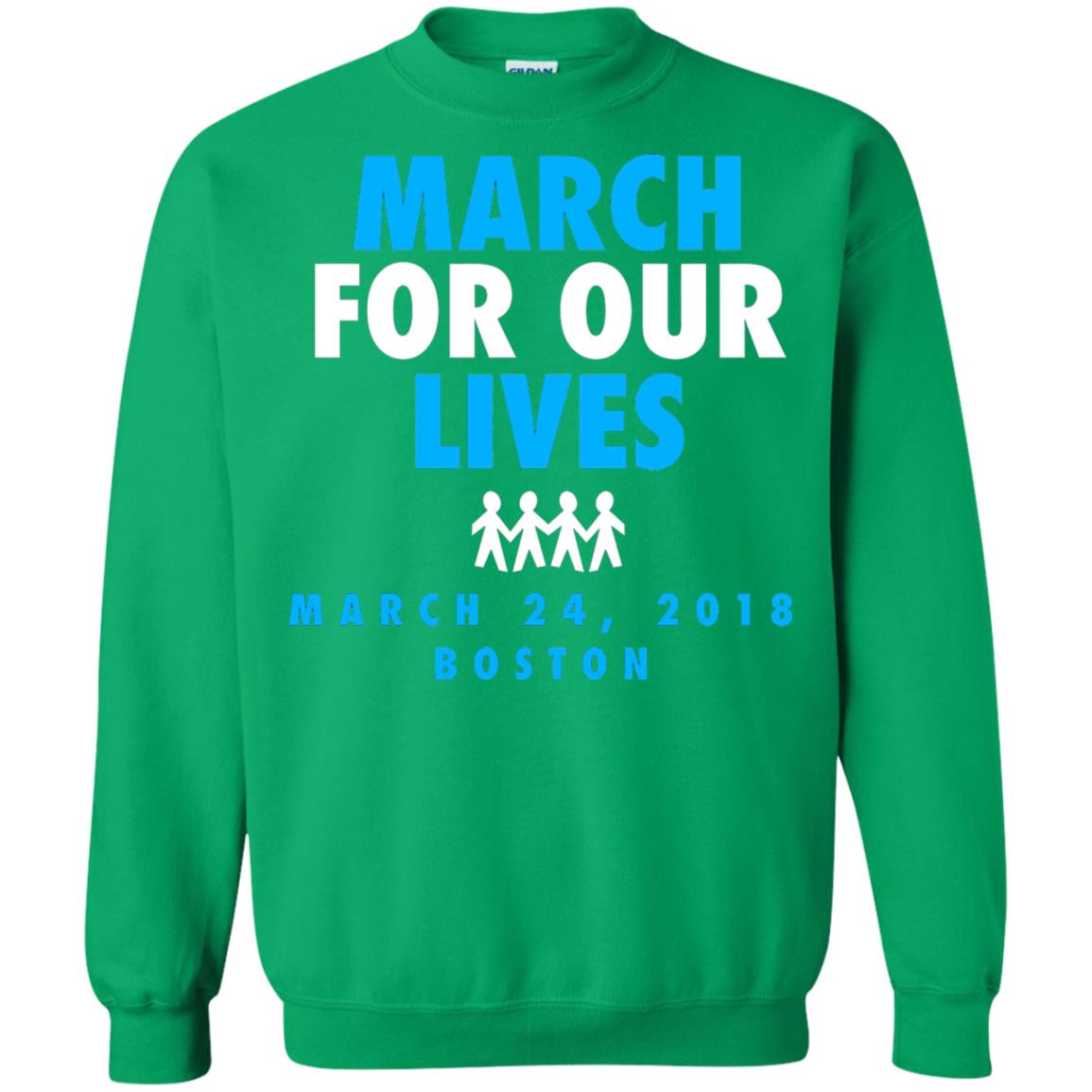 March For Our Lives March 24 2018 Boston Ma Gun Controls Irish Green