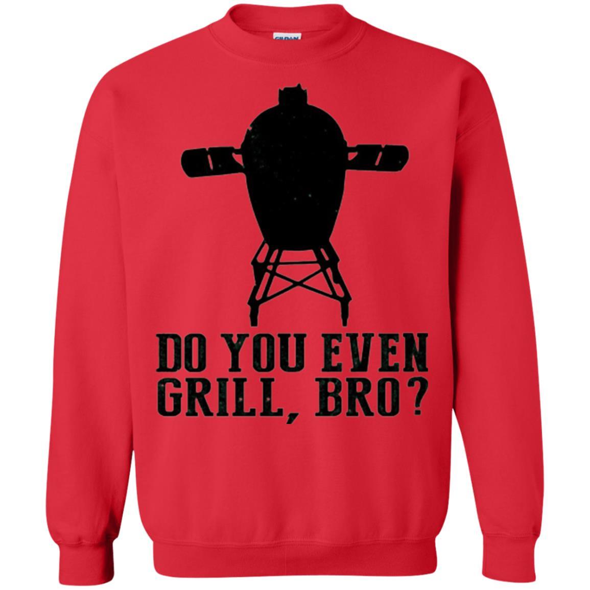 Bbq Grilling T-shirt Do You Even Grill Bro Red