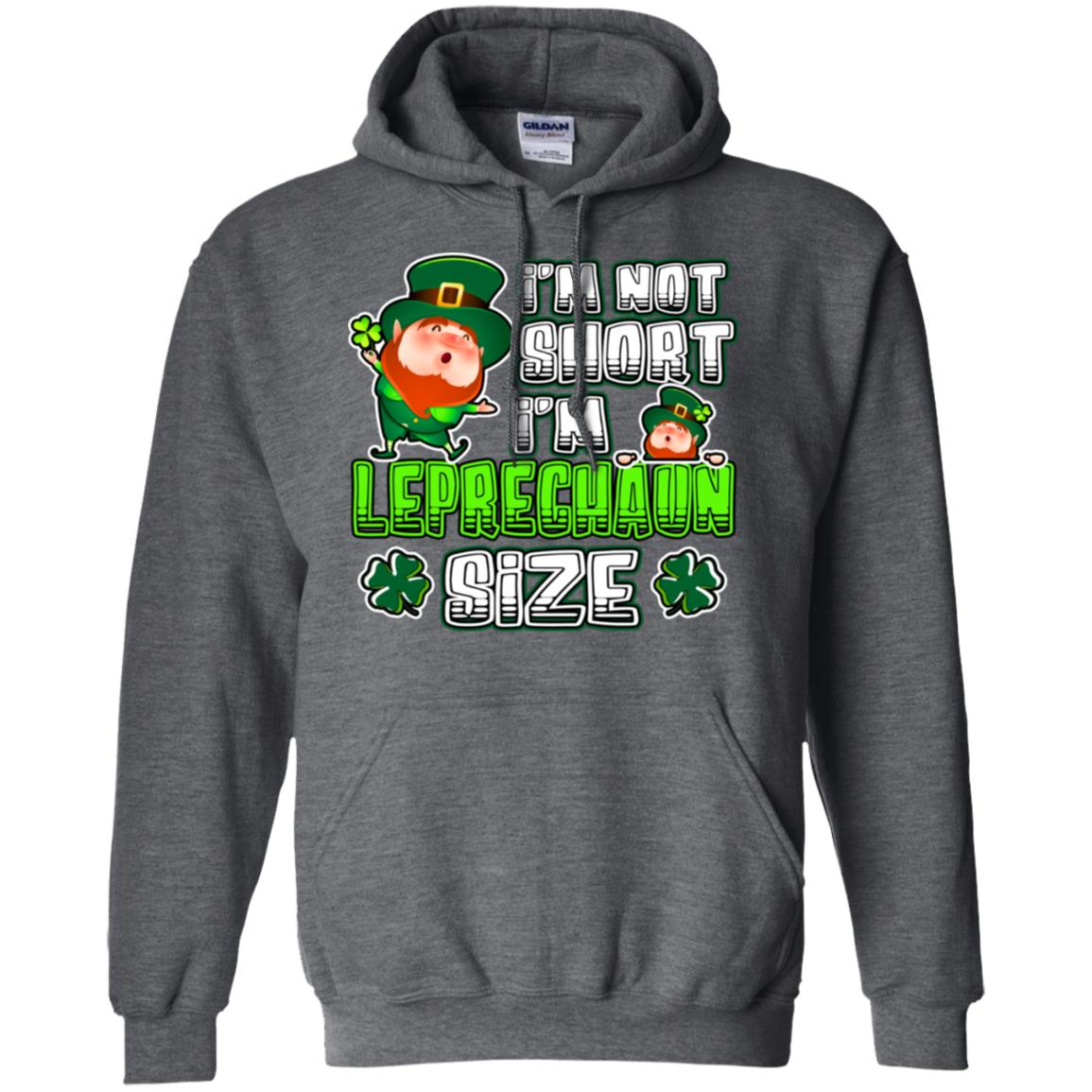 Im Not Short Im Leprechuan Size Irishman Ireland Shirt Dark Heather