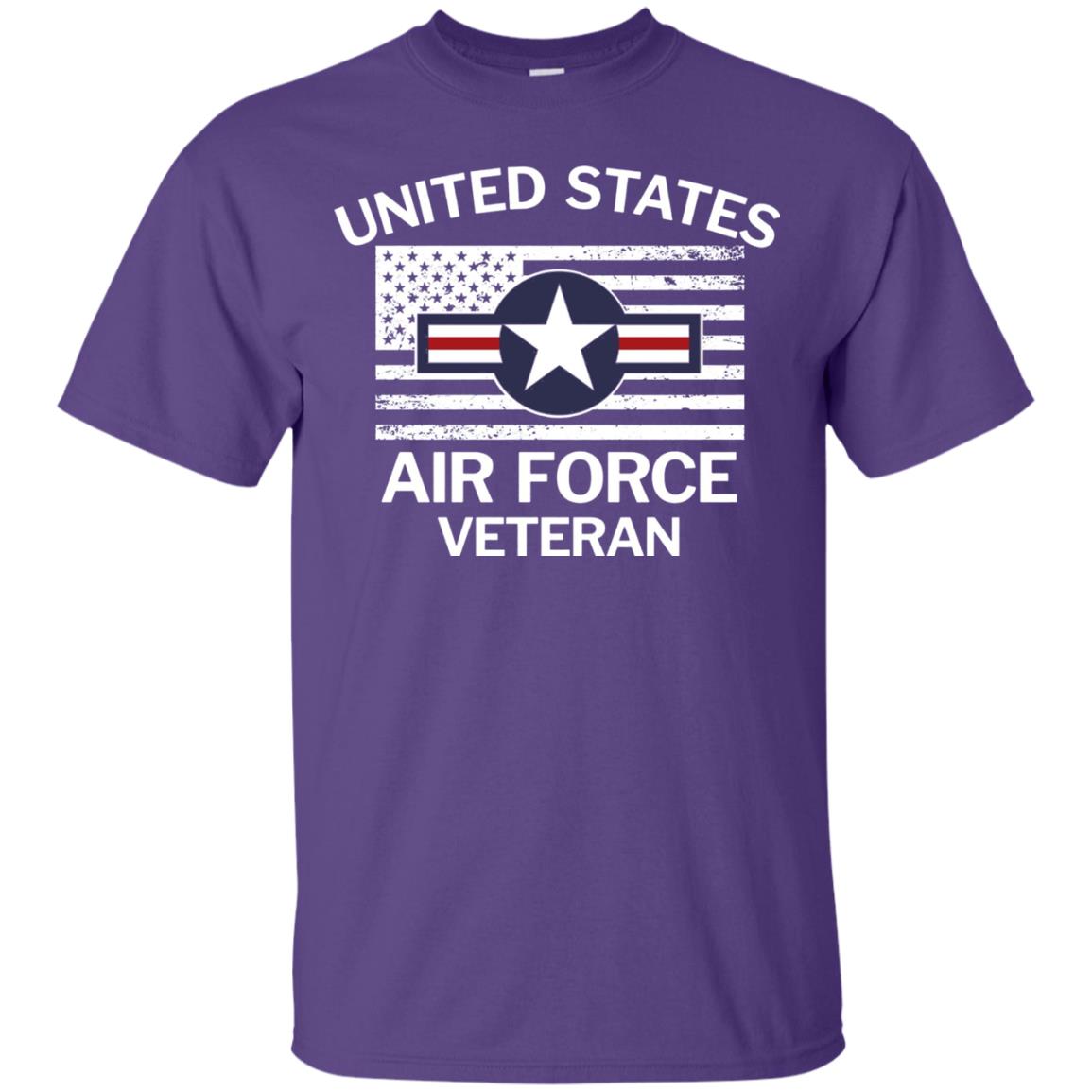 United States Air Force Veteran T-shirt Purple