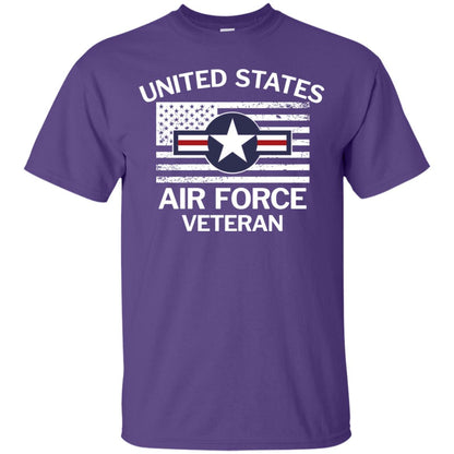 United States Air Force Veteran T-shirt Purple