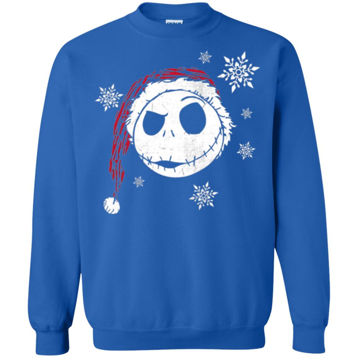Christmas T-shirt Disney Nightmare Before Christmas Snowflake Royal