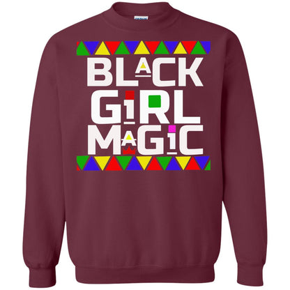 Black Girl Magic Black History African Pride T-shirt Maroon