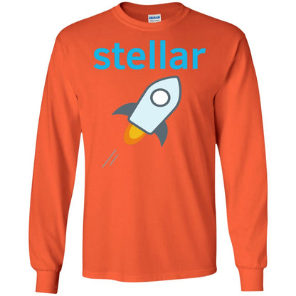 Hodl Stellar Lumens Xlm Crypto Investing T-shirt Orange
