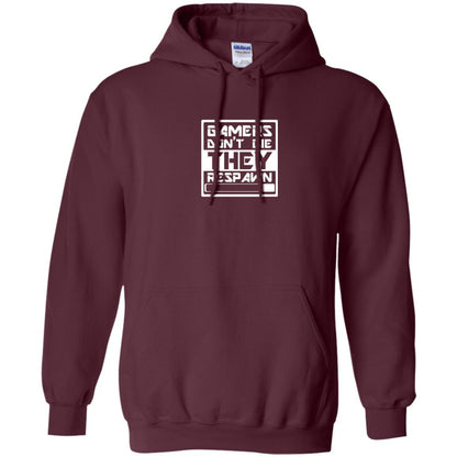Video Gamer Shirt Don_t Die They Respawn Maroon