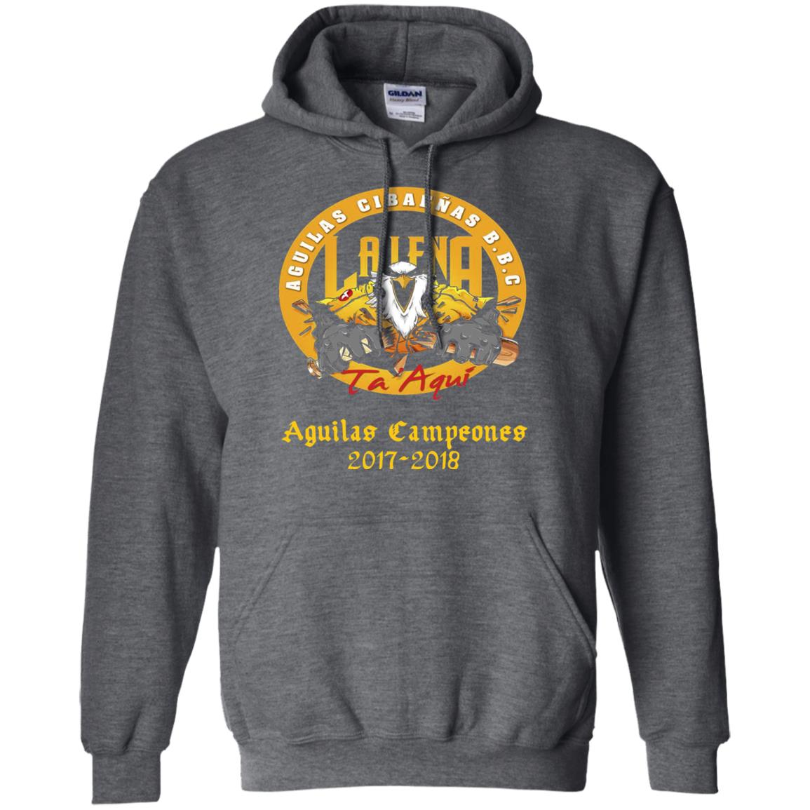 Baseball Lover T-shirt Aguilas Cibaenas Campeones 2017-2018 Dark Heather