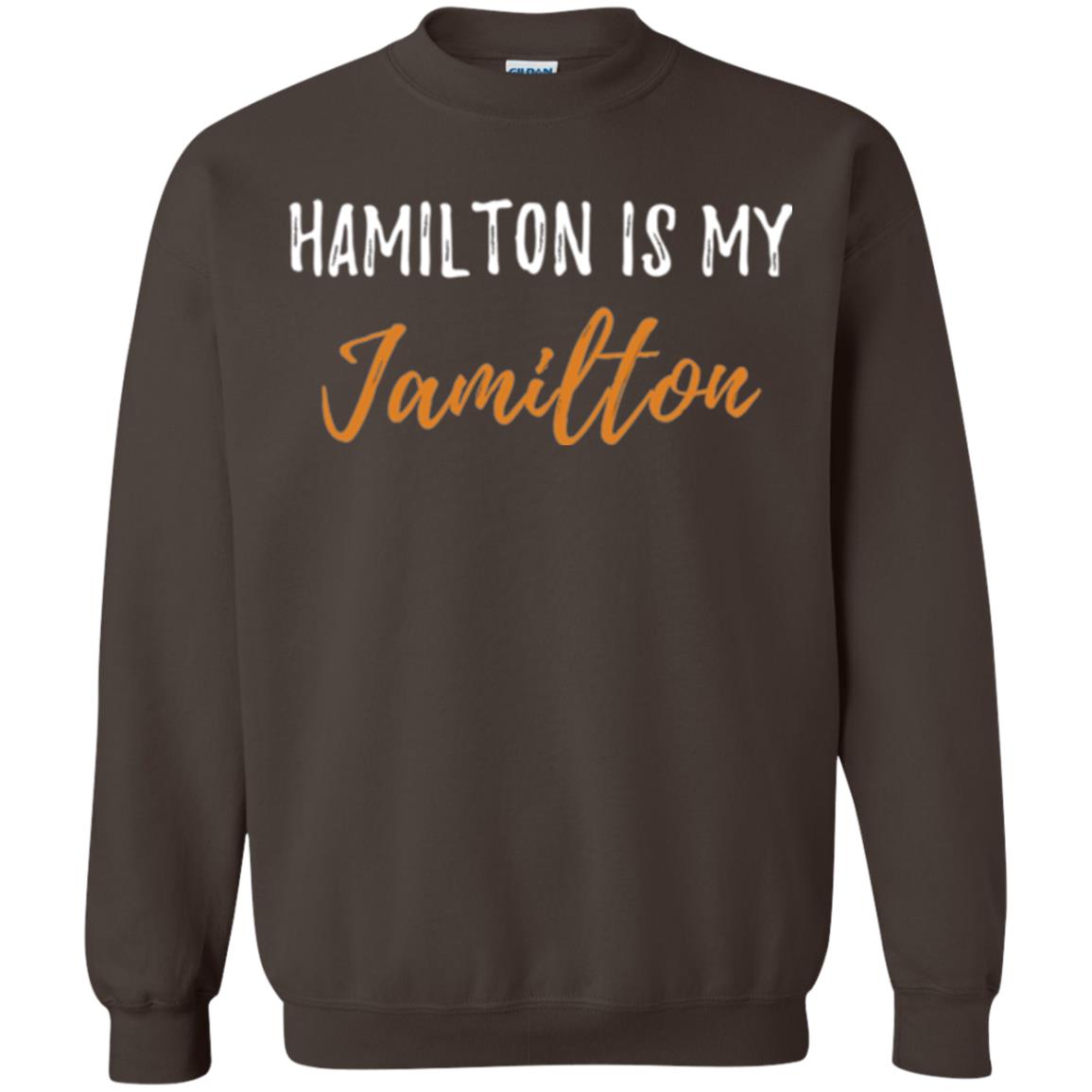 Musican T-shirt Hamilton Is My Jamilton Dark Chocolate