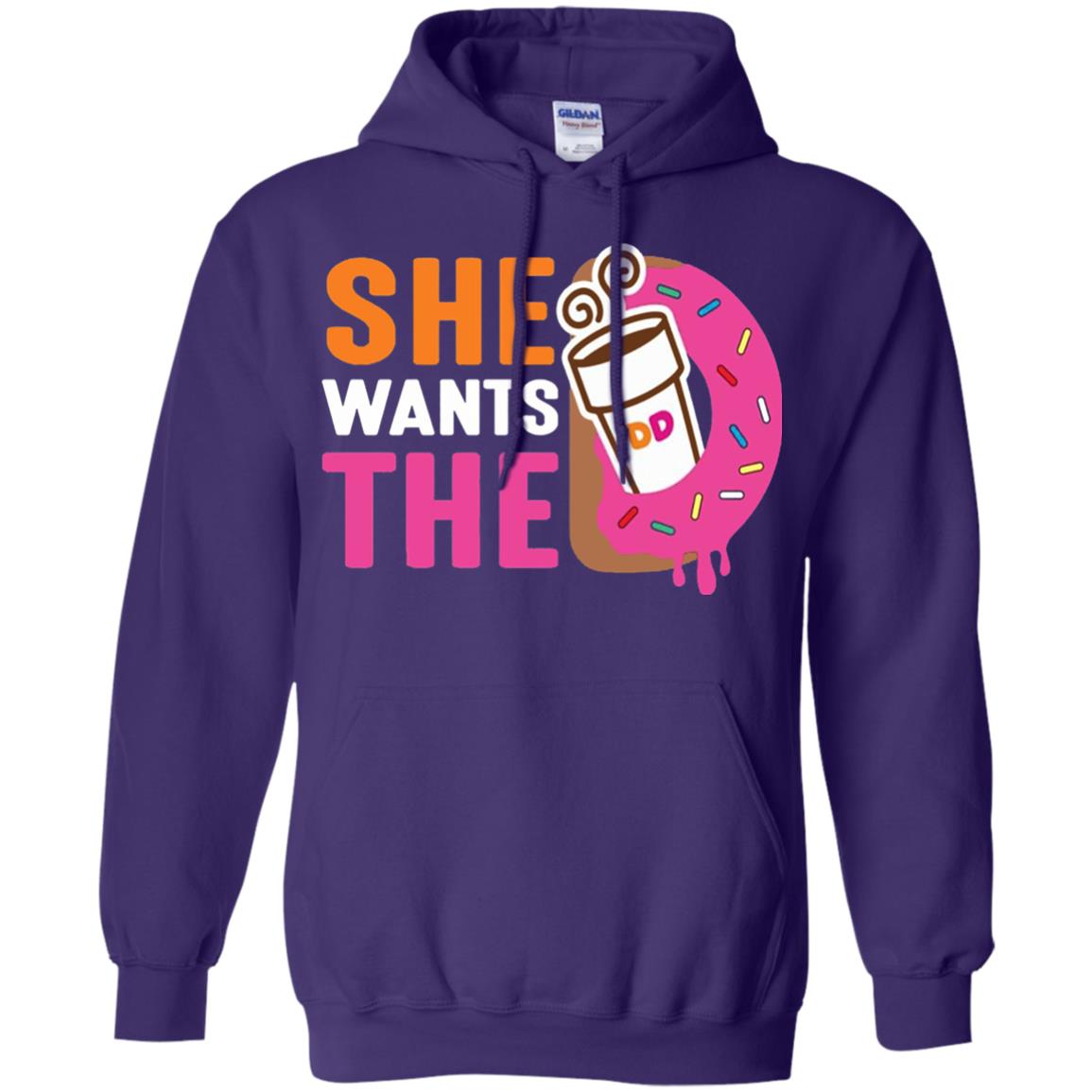 She Wants The D Dunking T-shirt Purple