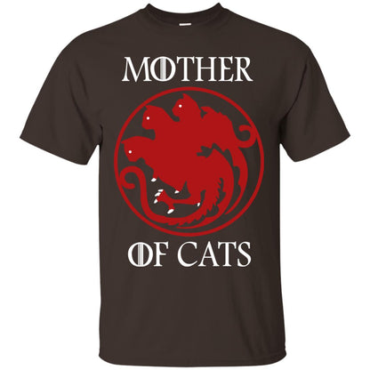 Mother Of Cats Cat Lover Shirt Dark Chocolate