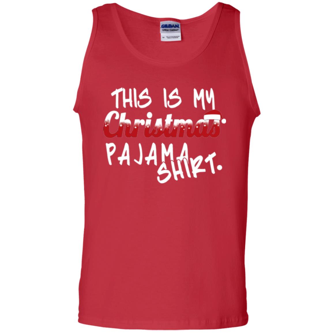 Christmas T-shirt This Is My Christmas Pajama Shirt Red