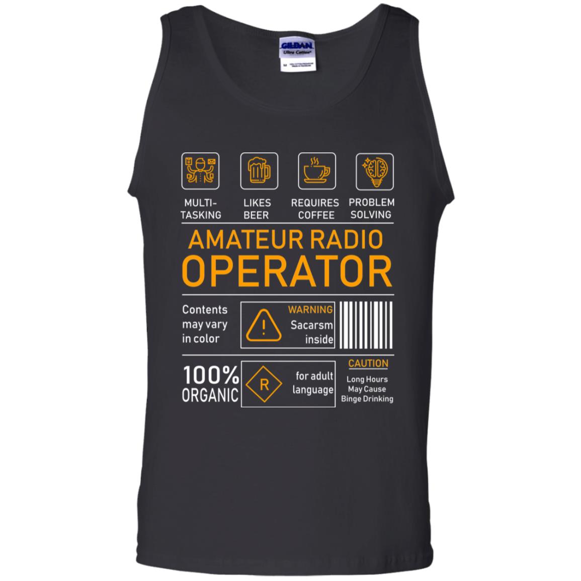 Amateur Radio Operator Gift Shirt Black