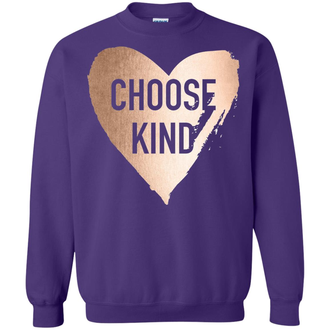 Choose Kind Anti Bullying Rose Gold T-shirt Purple