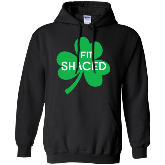 Saint Patrick's Day T-shirt Shamrocks Fit Shaced Black