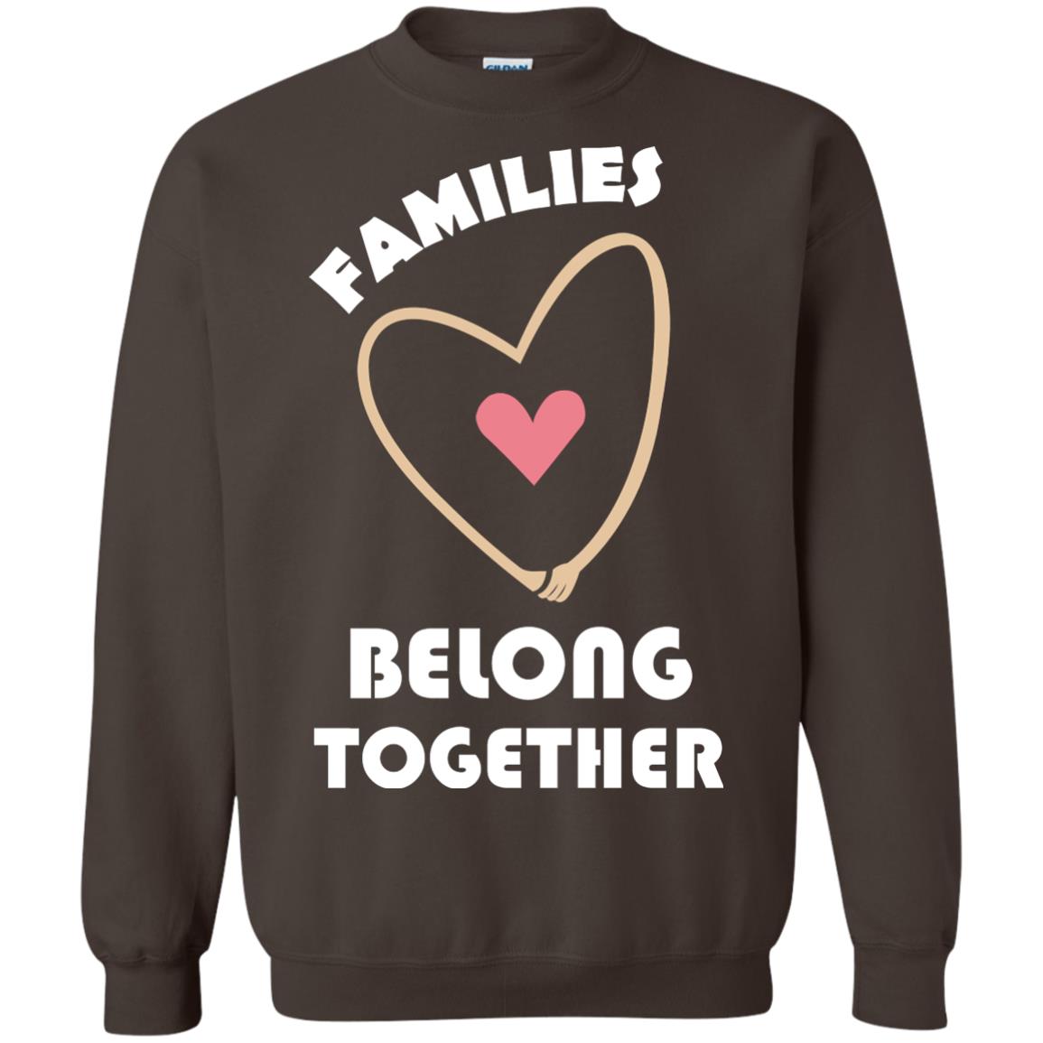 Families Belong Together Shirt For Members Of Family Dark Chocolate
