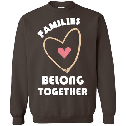 Families Belong Together Shirt For Members Of Family Dark Chocolate