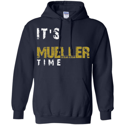 Anti Trump Resist T-shirt It_s Mueller Time Navy