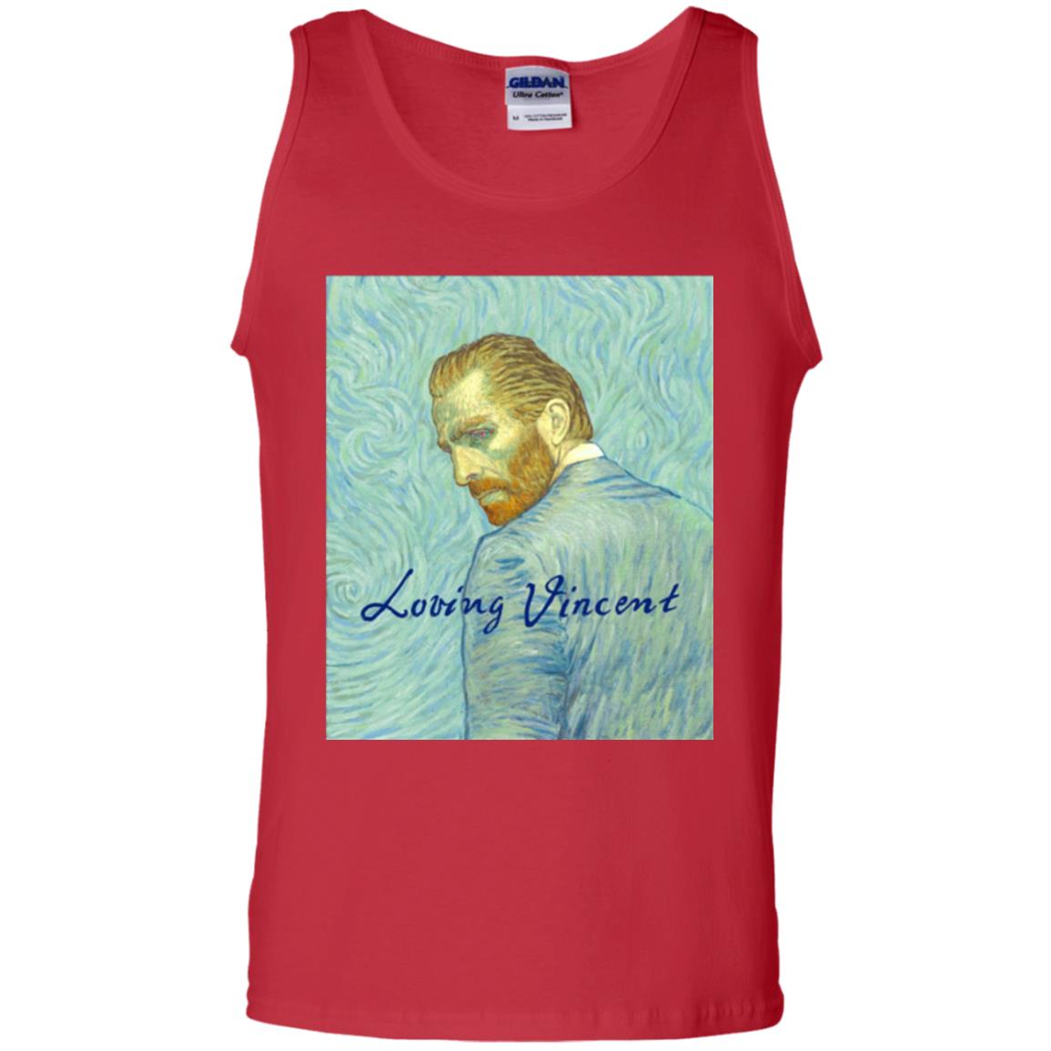 Movie Poster T-shirt Loving Vincent Red
